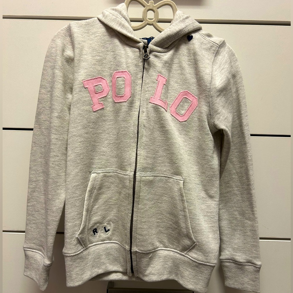 Polo Ralph Lauren, girls zip-up sweatshirt